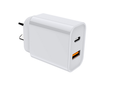 Dynamix 18W Dual Port Fast USB 3.0 PD Wall Charger for Apple ipad